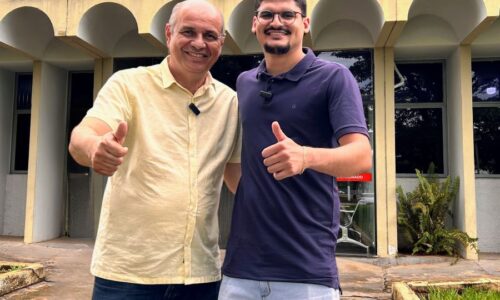 Em Pedra Preta, Neles Farias visita um dos vereadores mais jovens de Mato Grosso, destaque na cidade
