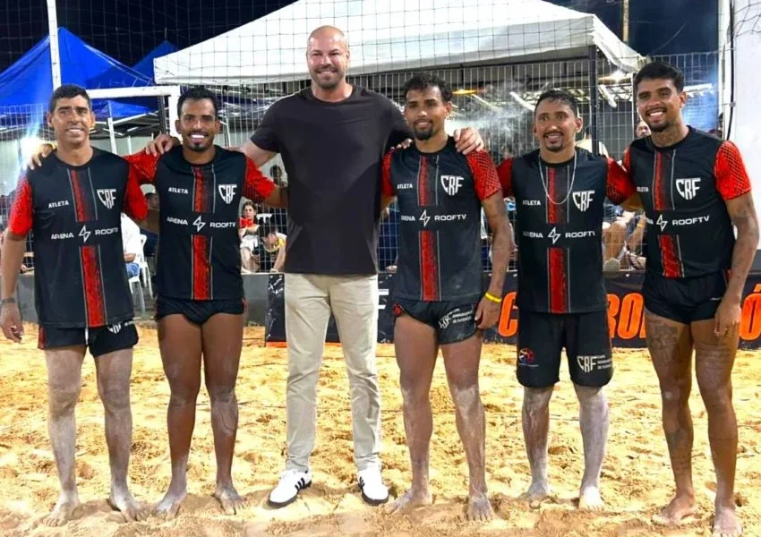 Big Pizzaiolo apoia esporte e reforça incentivo ao futevôlei em Rondonópolis