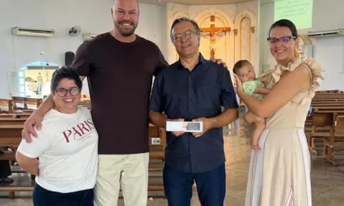 Comunidade promove venda de pizzas para financiar ampliação da Igreja São Cristóvão em Rondonópolis