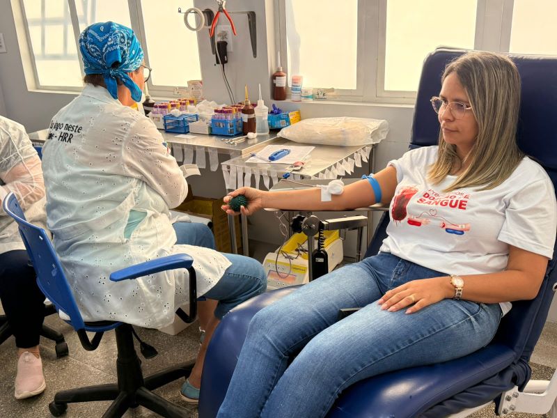 Moradores de Tesouro se unem para doação de sangue